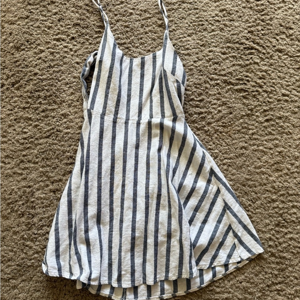 Striped Sleeveless Dress